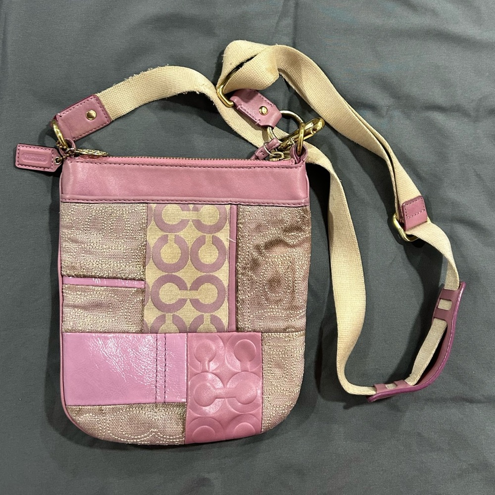 Coach Ali patchwork crossbody purse - Picture 2 of 9